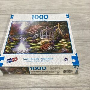 TCG SURELOX 1000 Pieces 27"x 19" Manors & Cottages Hideaway *Factory Sealed*